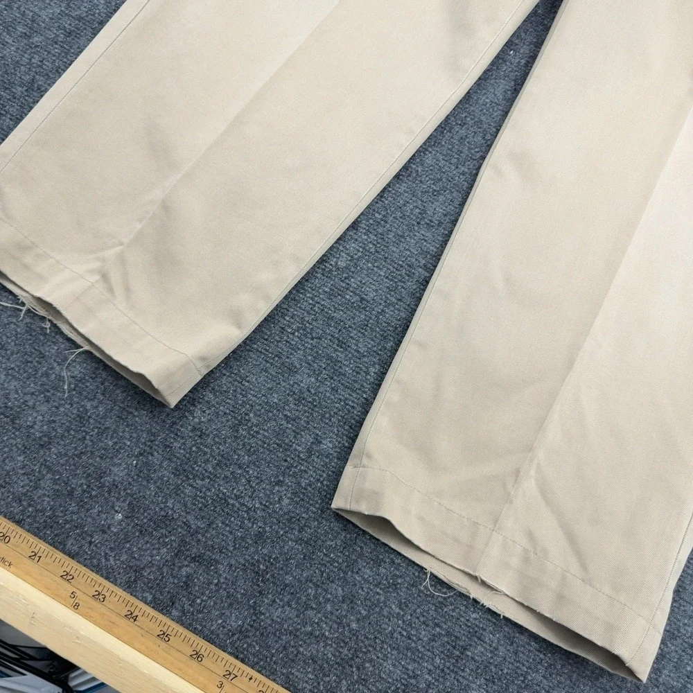 LL Bean Pants Mens 42x29 Khaki Cotton Traveler Chino Casual Gorpcore